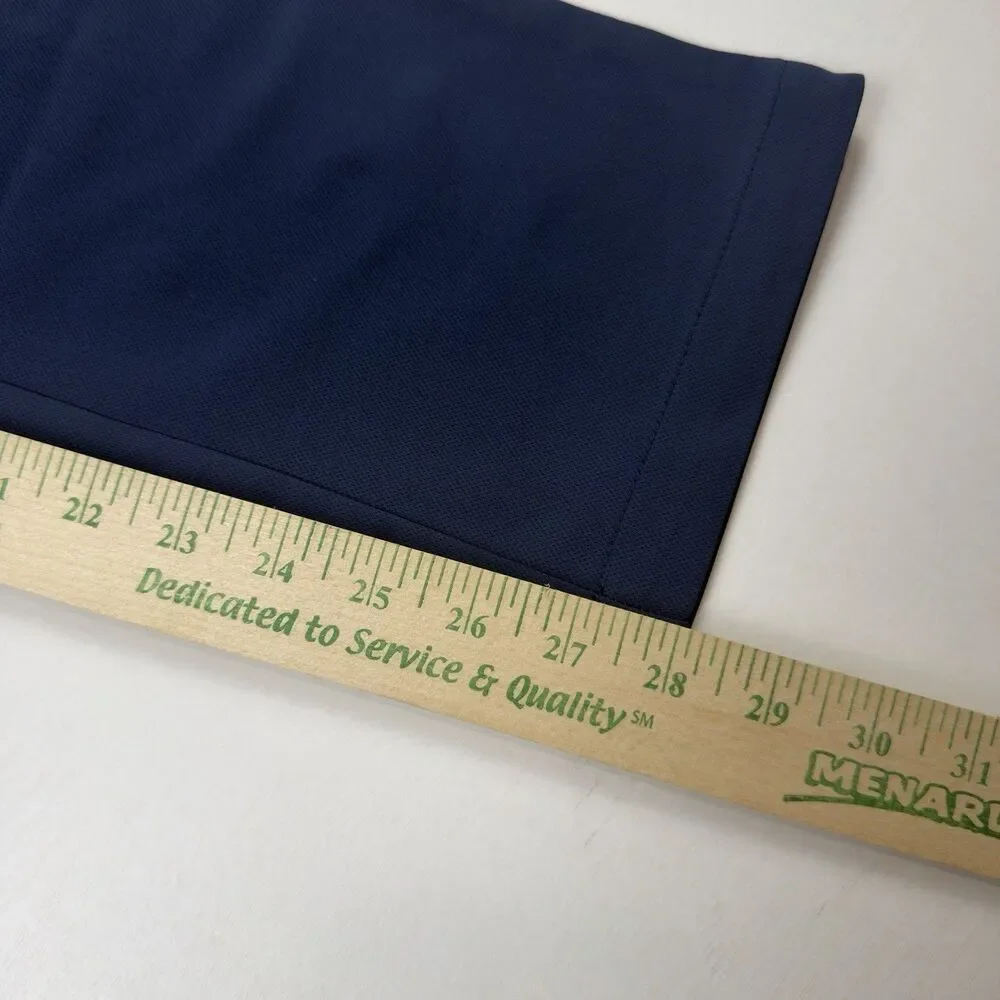 NWT Banana Republic Flat Front Pant Performance Mens 30x28 Blue 100%Polyester